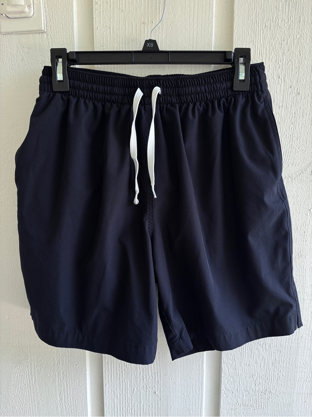 chubbies Black Athletic Shorts with Pink Interior